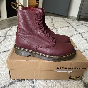 Dr Martens 1460 Pascal Cherry Red